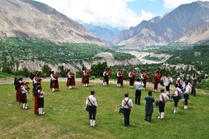 Marching Band Celebrating Ginani